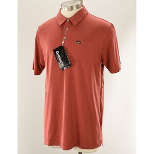 Hooey Marsala Hot-Shot Short Sleeve Bamboo Cotton Polo Shirt XL